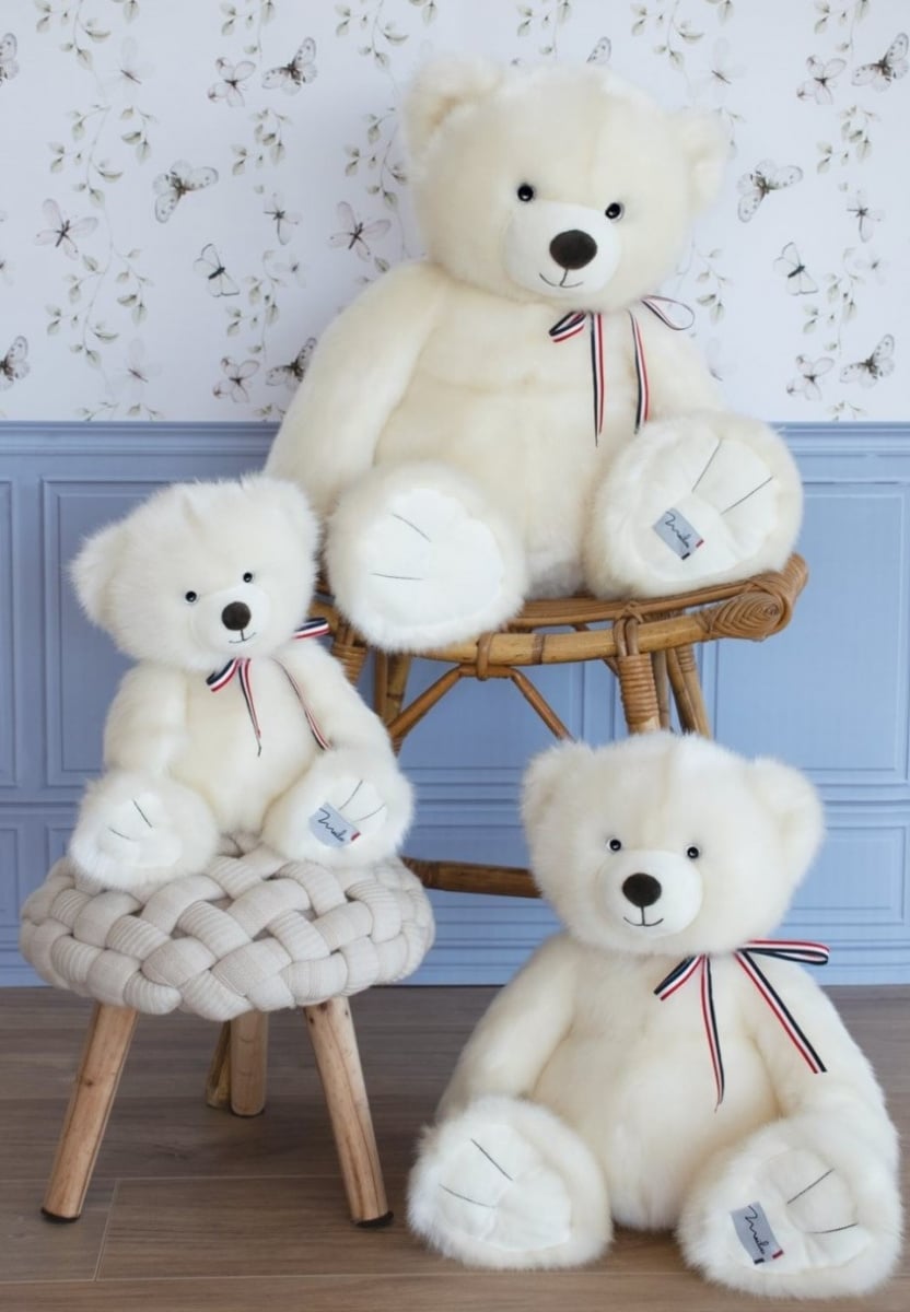 Мягкая игрушка Mailou Французский медведь, 65 см, белоснежный (MA0123) - фото 3