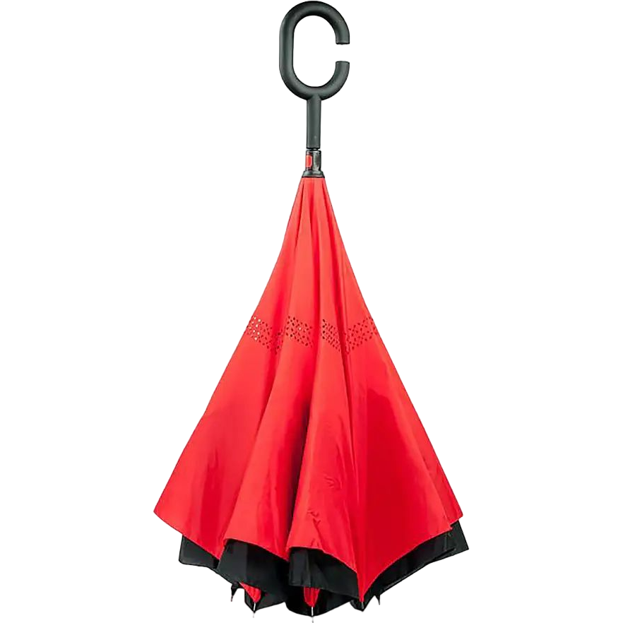 Розумна парасолька Supretto Навпаки, червона (46870004) - фото 1