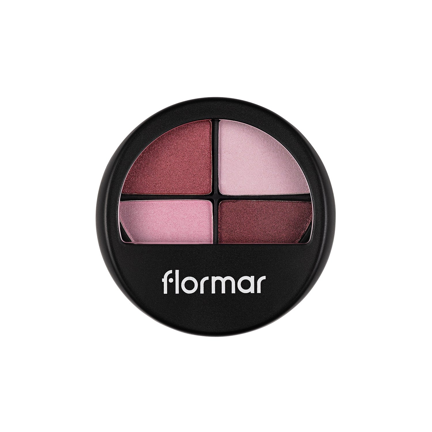 Палетка тіней для повік Flormar Quartet Eye Shadow, відтінок 402 (Pink Flamingos), 12 г (8000019545074) - фото 1