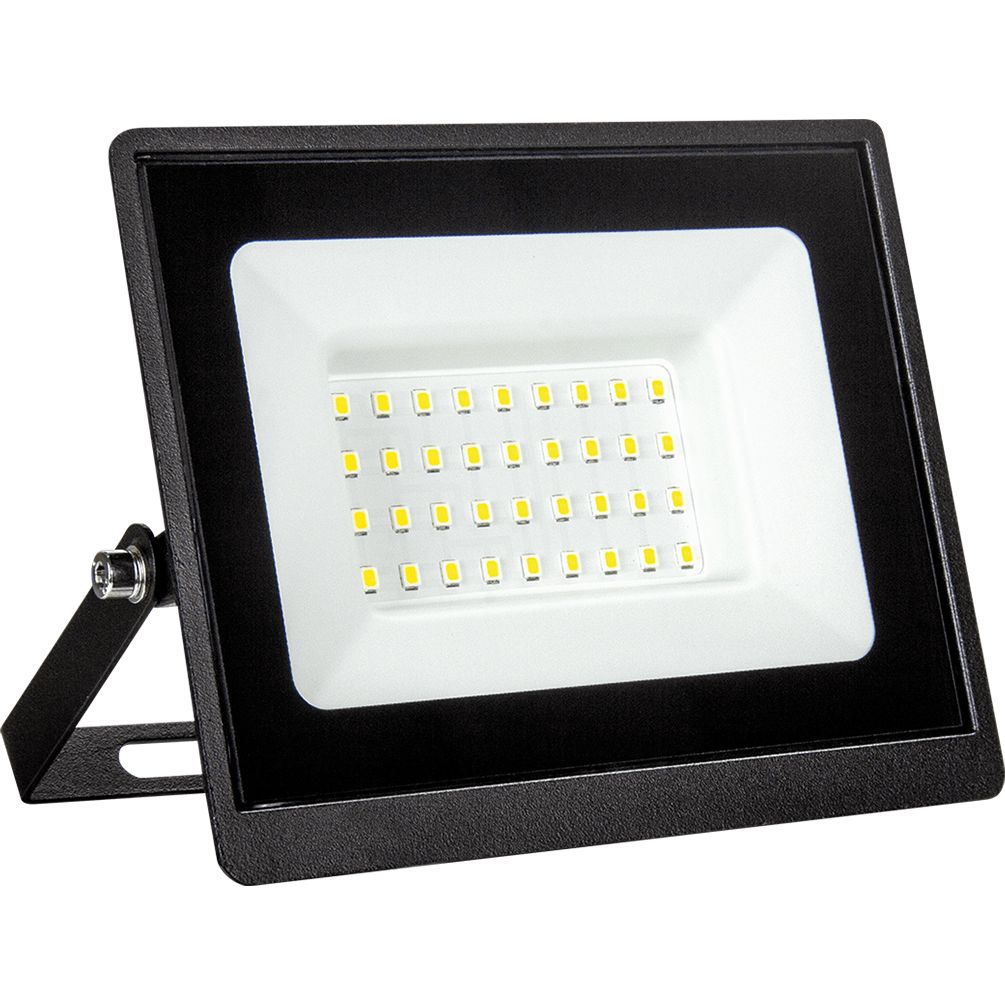 Прожектор Eurolamp LED с радиатором черный (LED-FL-30(B)) - фото 1