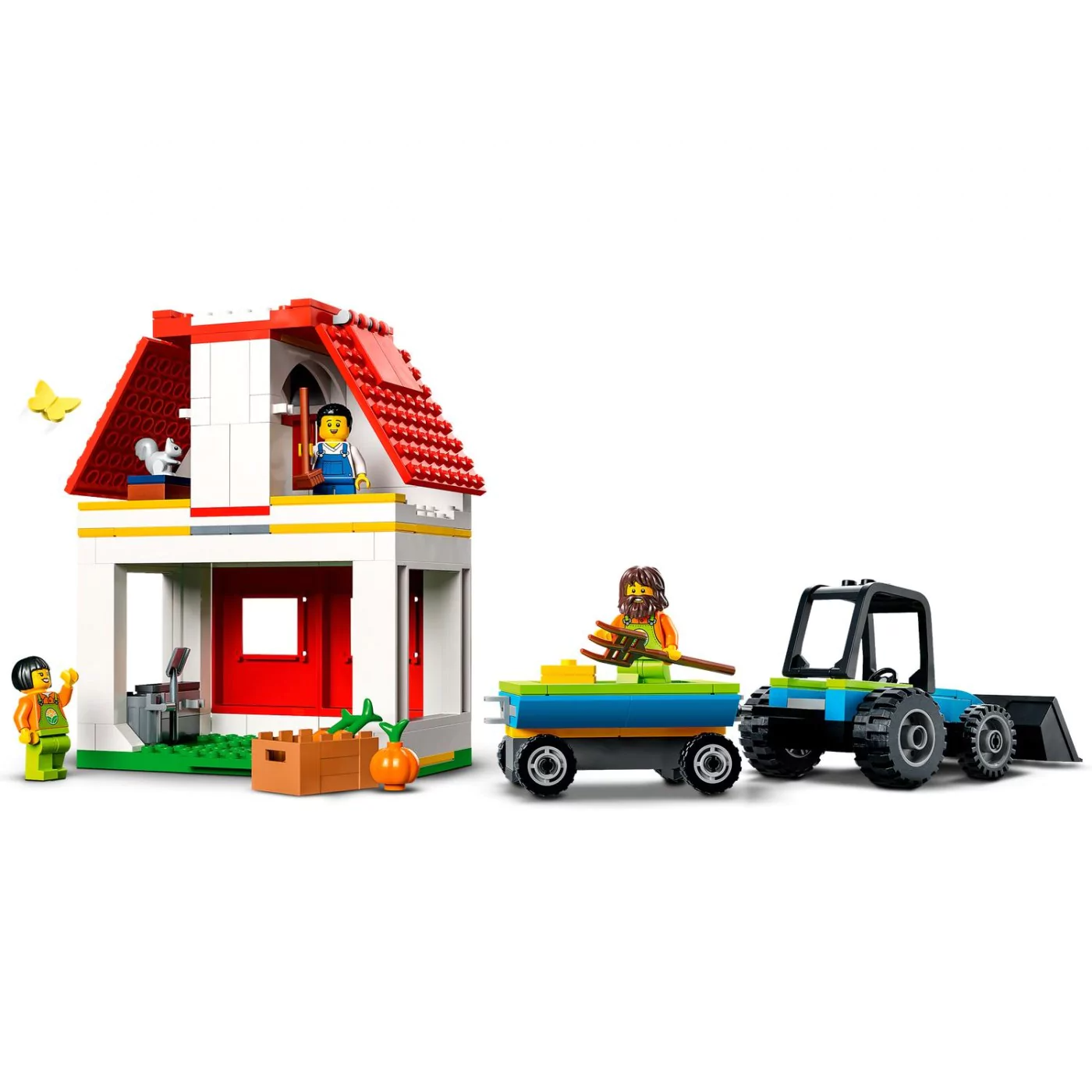 Конструктор LEGO City Животные на ферме и в хлеву, 230 деталей (60346) - фото 4