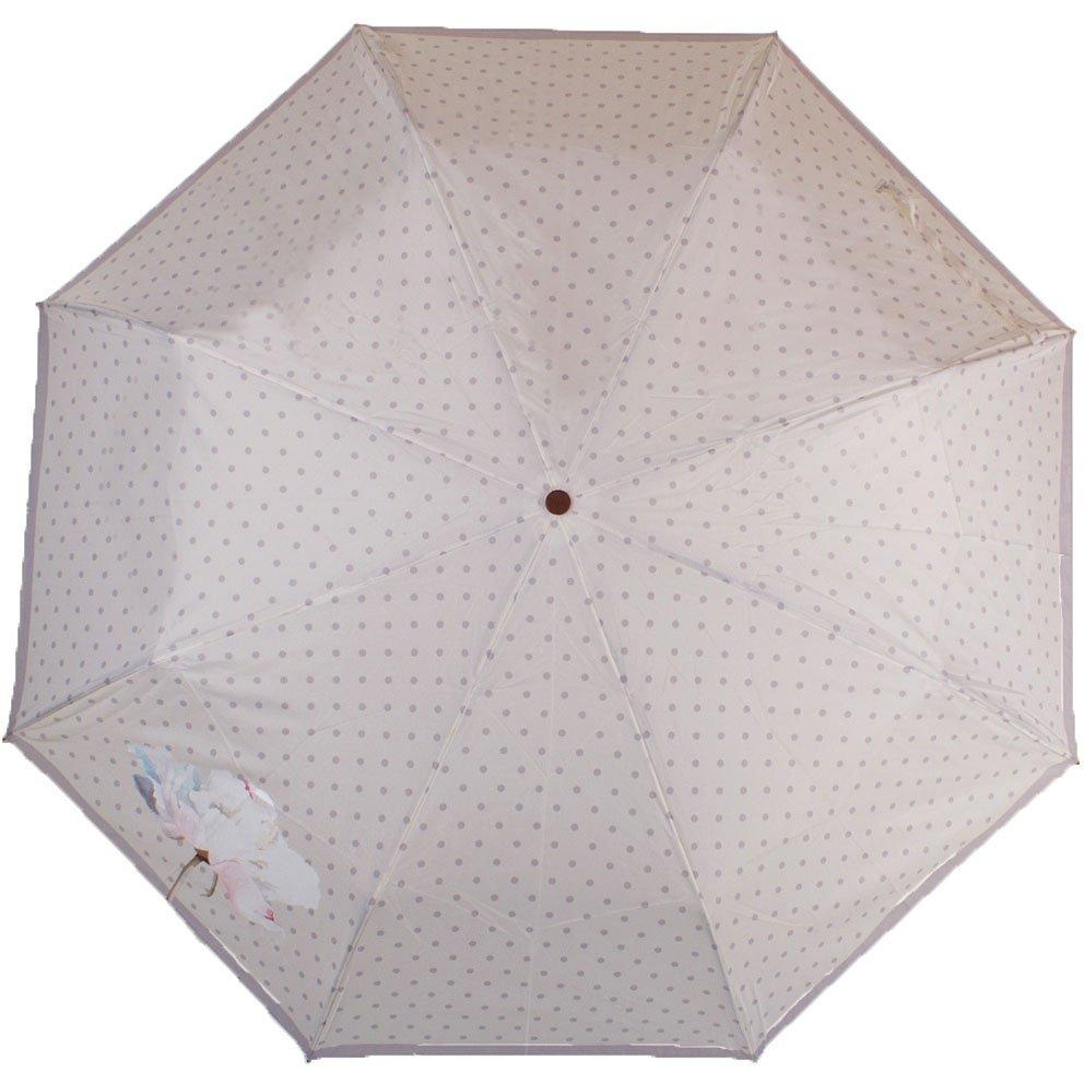 Женский складной зонтик полуавтомат Airton 100 см белый - фото 1