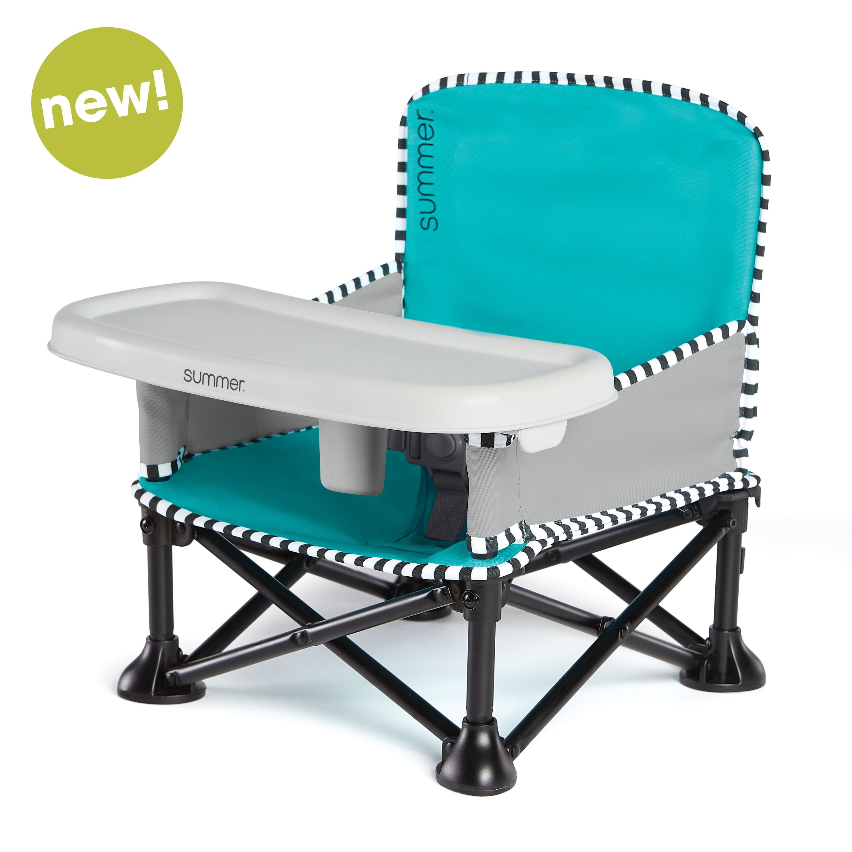 Розкладний стілець-бустер Summer infant Pop‘n Sit, блакитний (13666) - фото 2