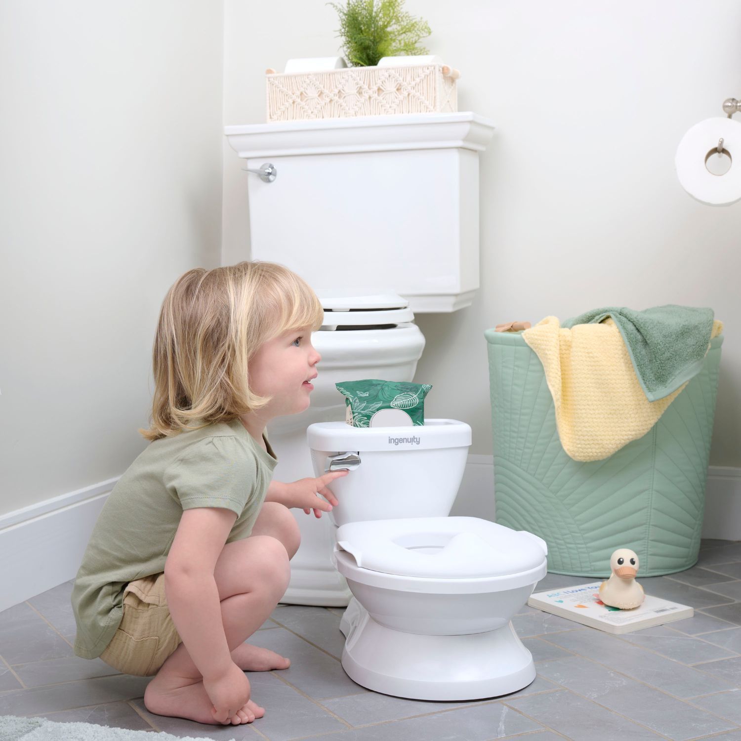 Детский горшок-унитаз Ingenuity My Size Potty Pro (11124) - фото 4