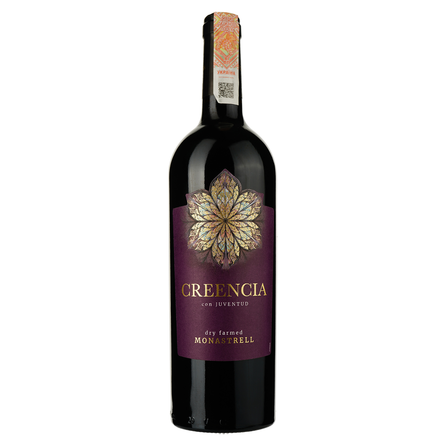 Вино Creencia con Juventud, красное, сухое, 15%, 0,75 л - фото 1