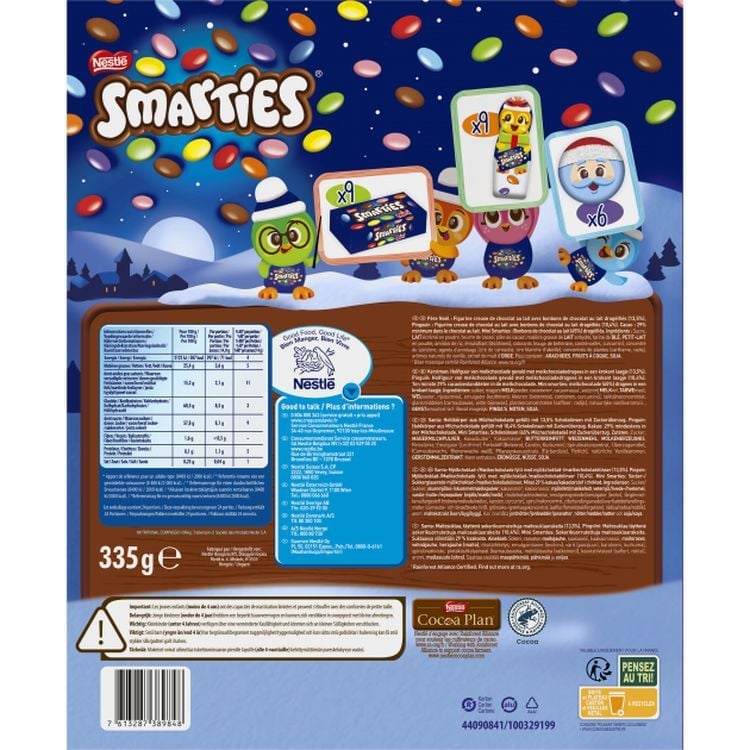 Набор сладостей Smarties Рождественский календарь 335 г (938375) - фото 2