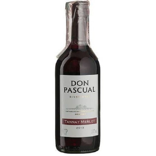 Вино Don Pascual Tannat Merlot червоне, сухе, 0,187 л - фото 1
