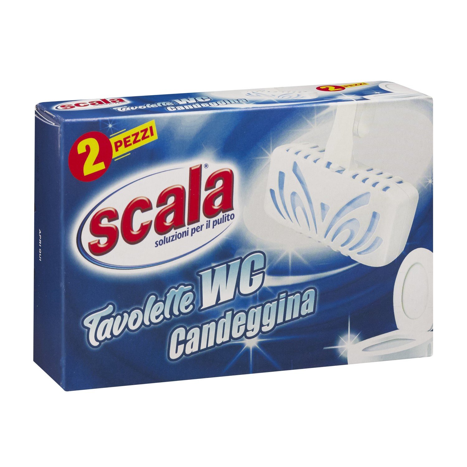Подвески для унитаза с отбеливающим эффектом Scala Tavolette WC Candeggina 2 шт. - фото 1