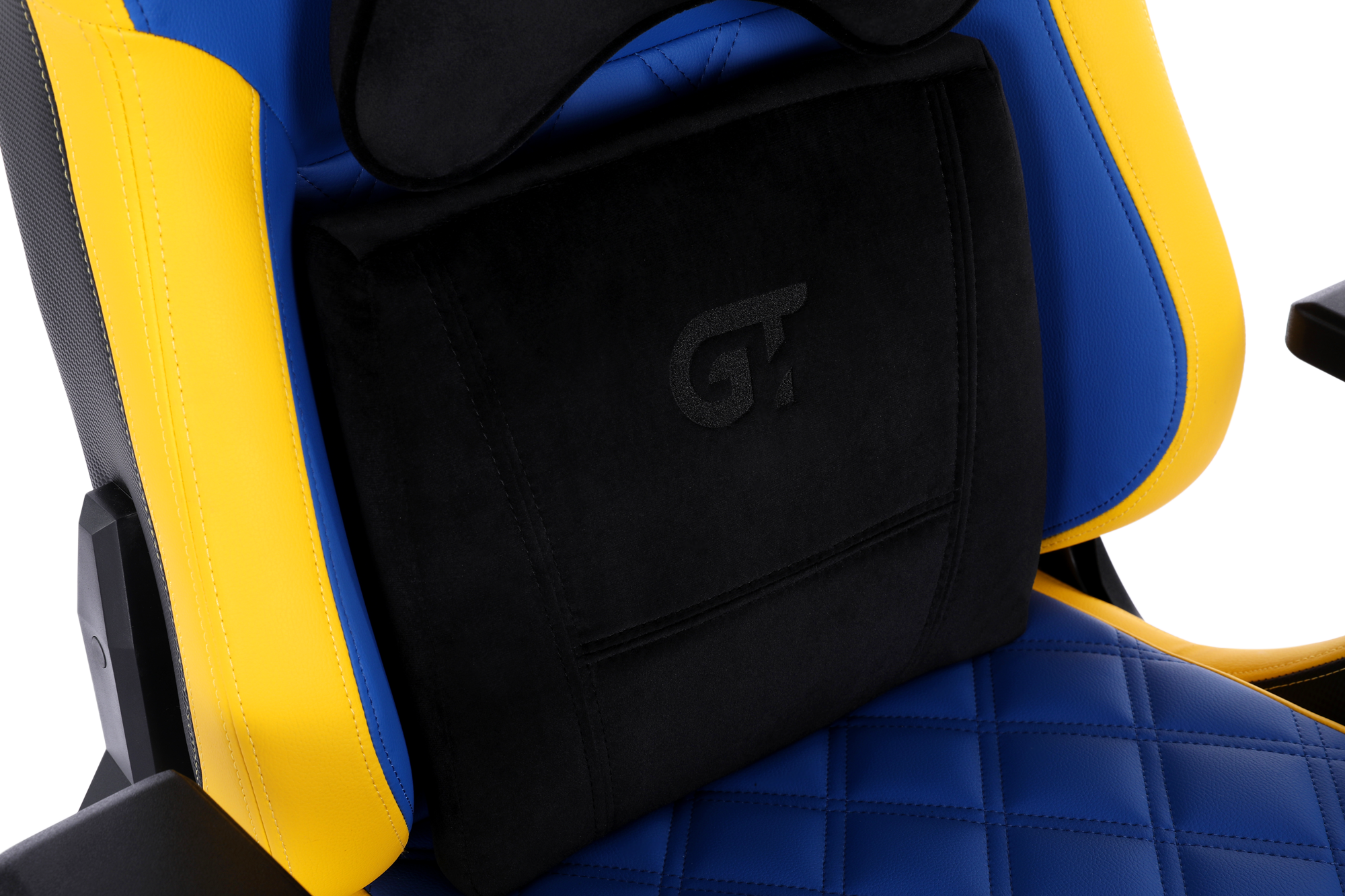Геймерское кресло GT Racer синее с желтым (X-0724 Blue/Yellow) - фото 10