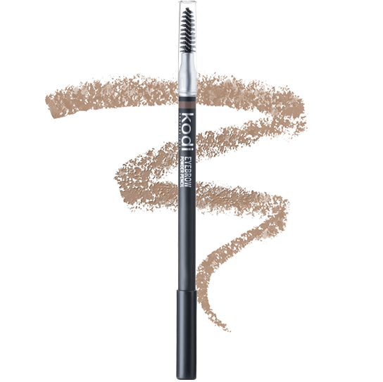 Карандаш для бровей Kodi Professional Eyebrow Powder Pencil со щеточкой тон 01PB 1.19 г - фото 2