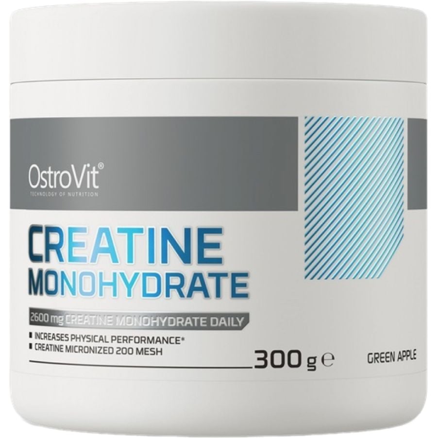 Креатин OstroVit Monohydrate Green Apple 300 г - фото 1