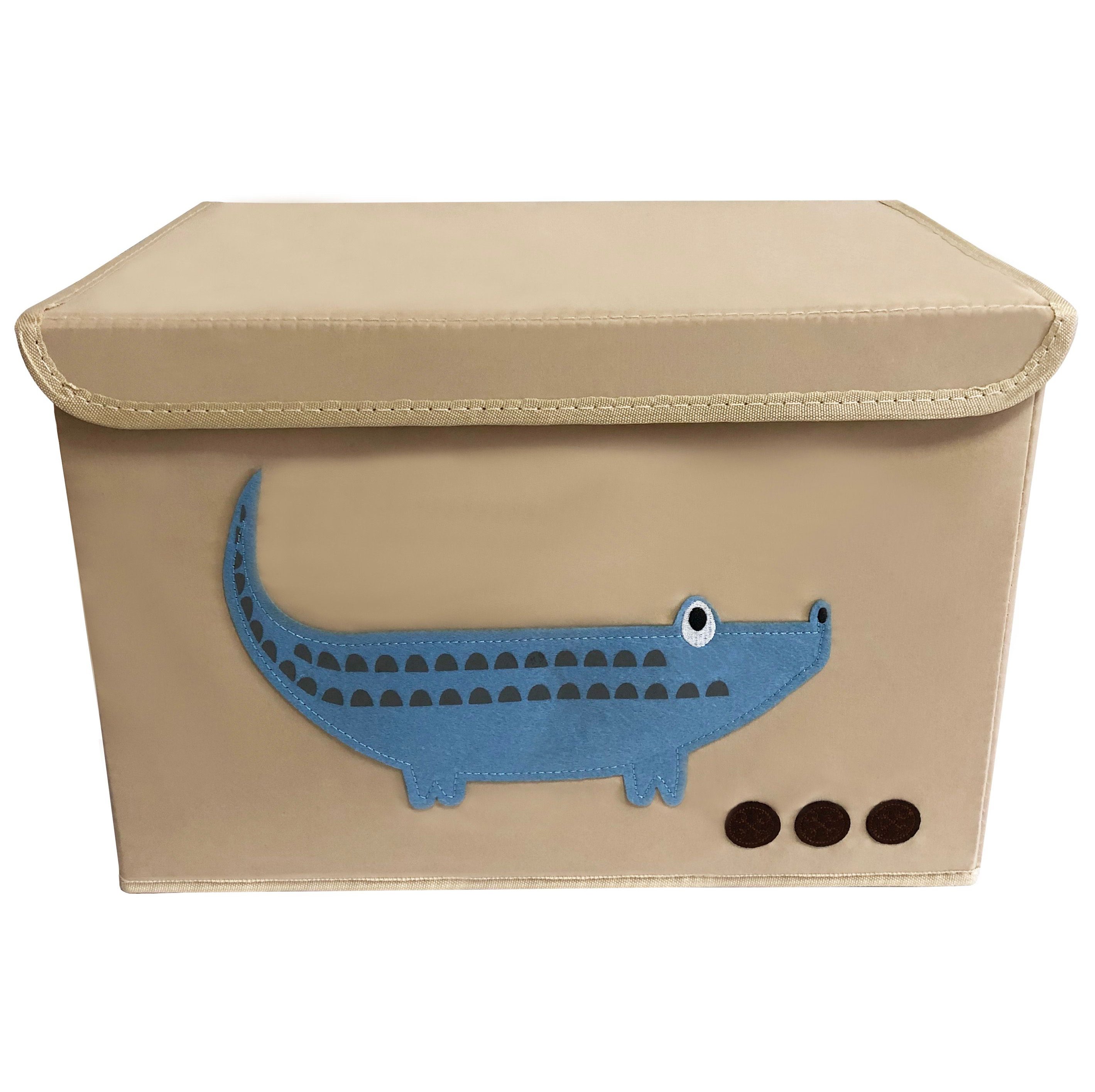 Короб складной с крышкой Handy Home Крокодил синий, 48x30x30 см (CH16) - фото 1