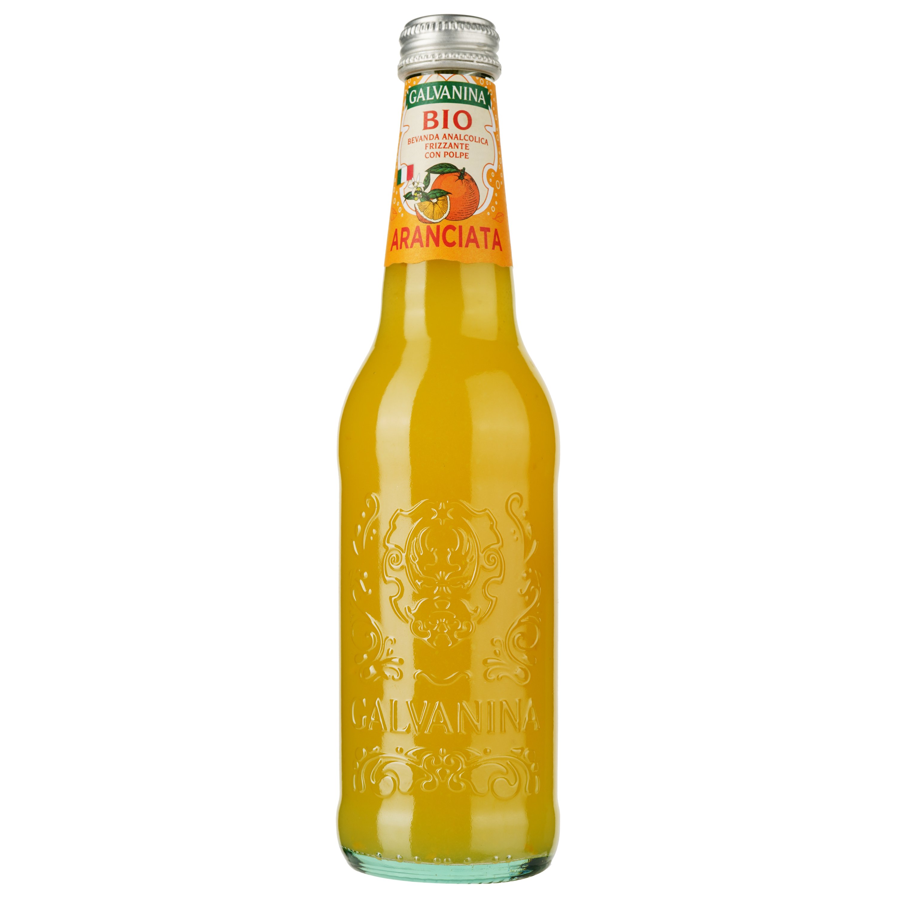 Напій Galvanina Organic Sparkling Orange безалкогольний 355 мл (W3710) - фото 1
