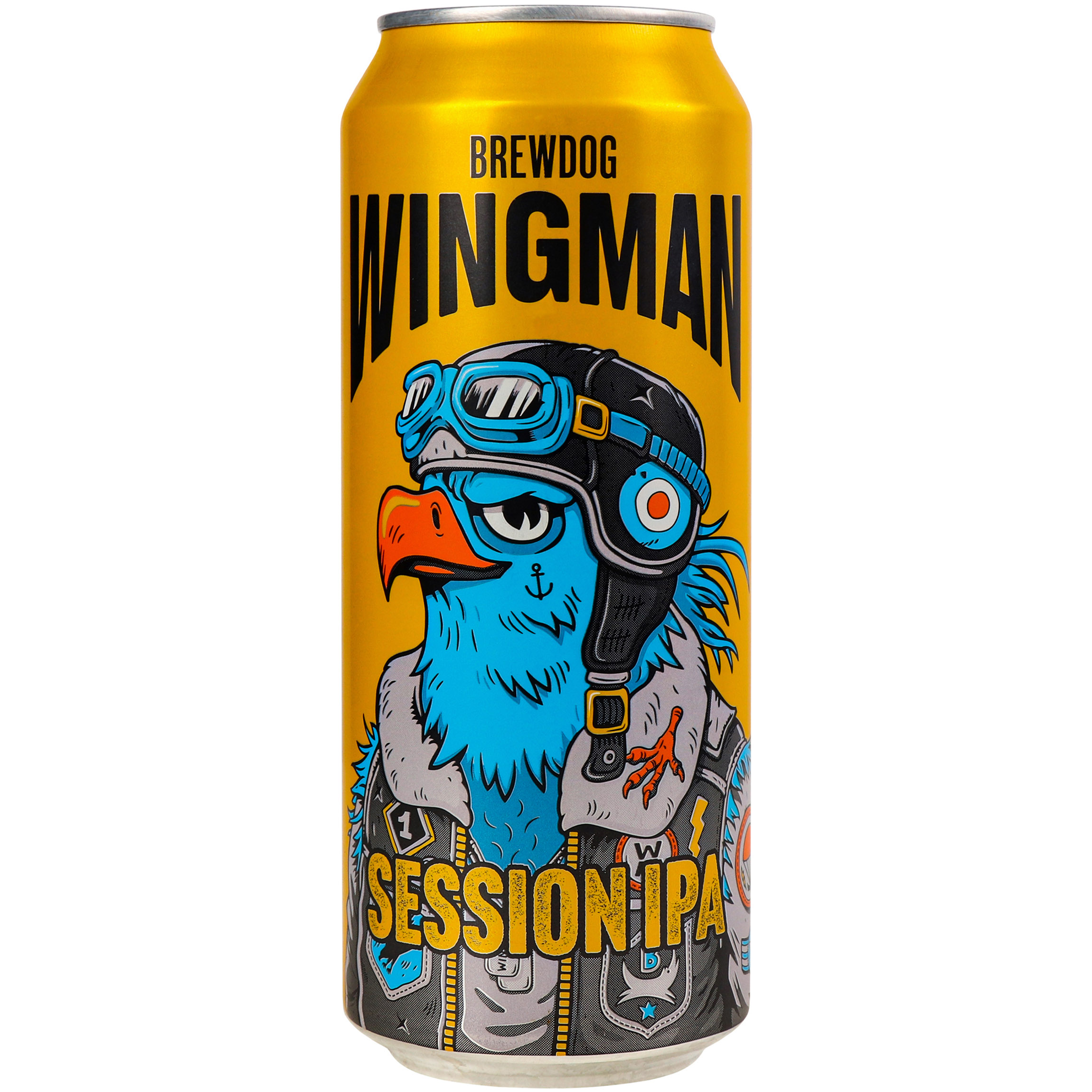 Пиво BrewDog Wingman светлое 4.3% 0.5 л ж/б - фото 1