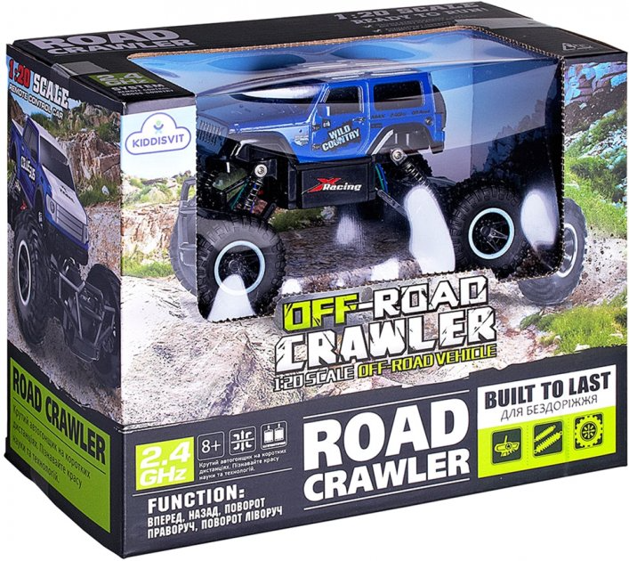 Машинка на радіокеруванні Sulong Toys Off-Road Crawler Wild Country синій (SL-106AB) - фото 10
