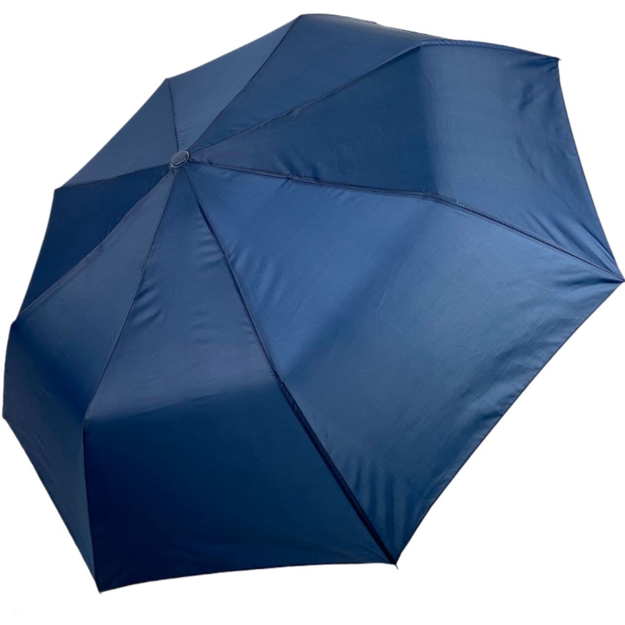 Женский складной зонтик полуавтомат S&L 98 см синий - фото 1