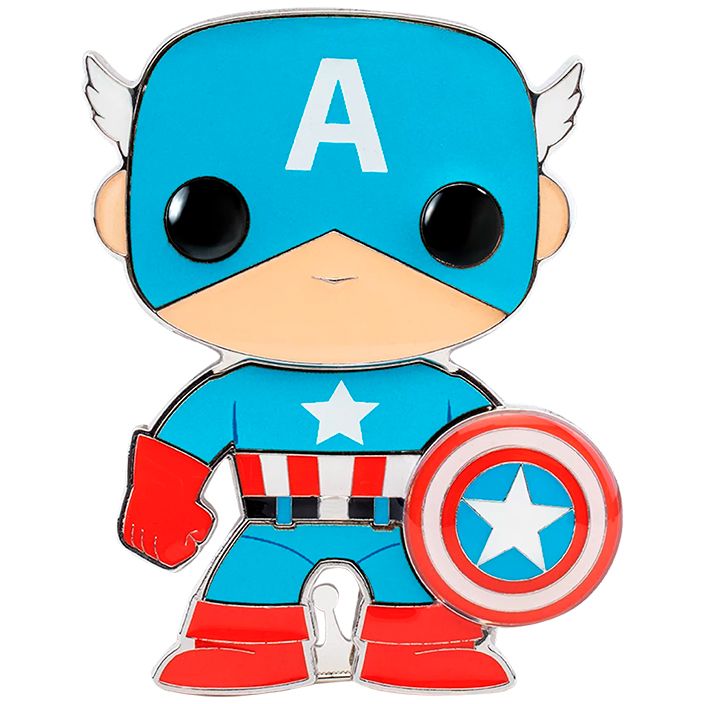 Фигурка-пин Funko Pop Marvel Капитан Америка (MVPP0008) - фото 1
