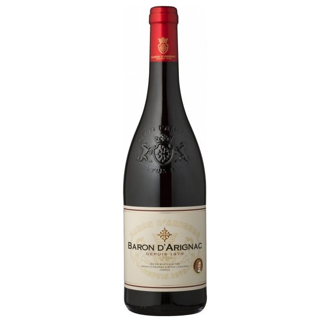 Вино Baron d'Arignac Rouge Dry, 12%, 0,75 л - фото 1