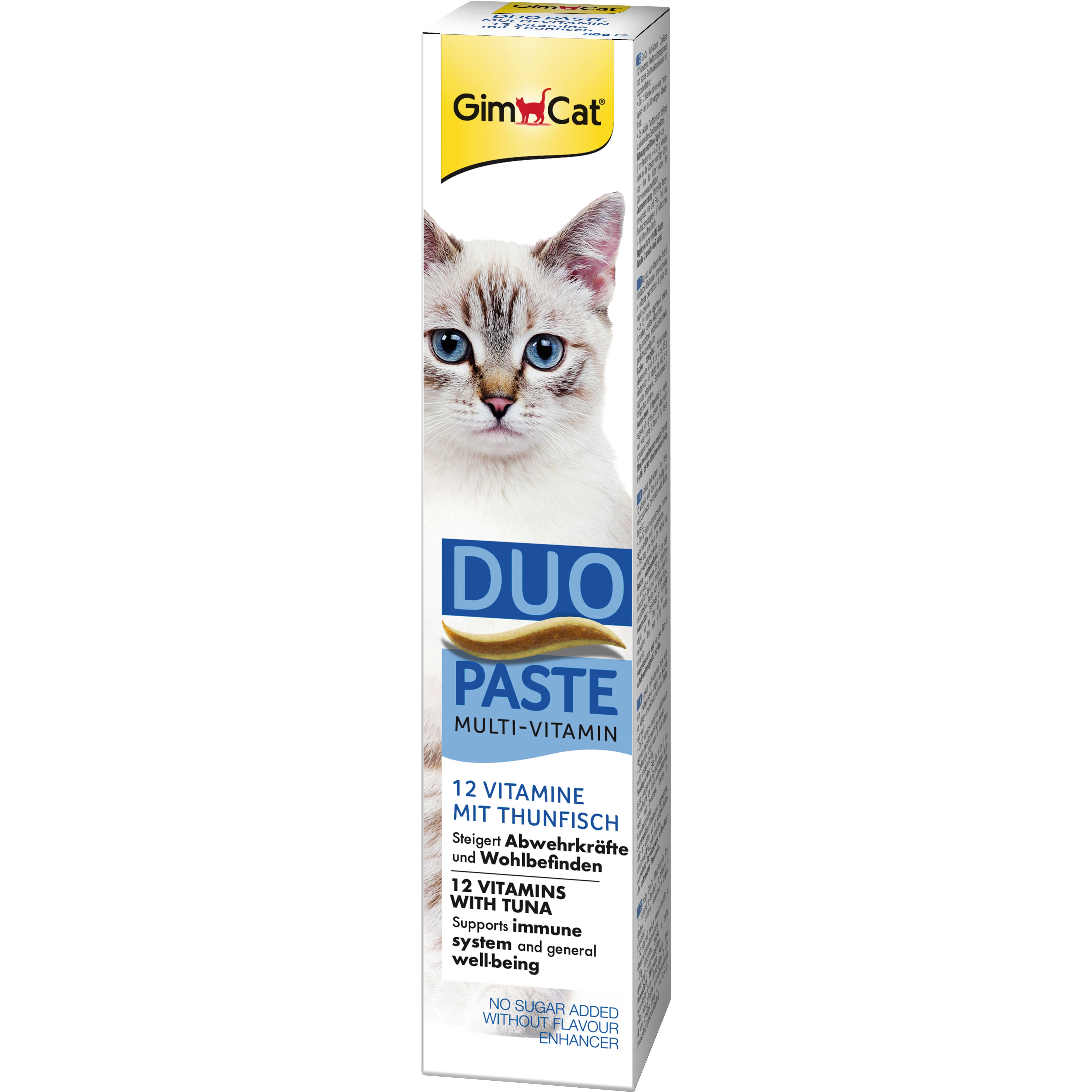 Паста для котів GimCat Duo Paste Multi-vitamin 12 вітамінів та тунець 50 г (G-421858) - фото 3