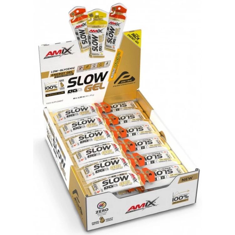 Изотоник с низким гликемическим индексом Amix Performance Slow Gel манго 45 г - фото 3