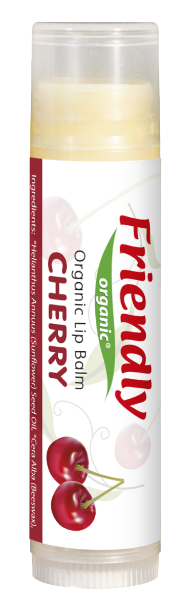 Органический бальзам для губ Friendly Organic Chery, 4.25 г - фото 1