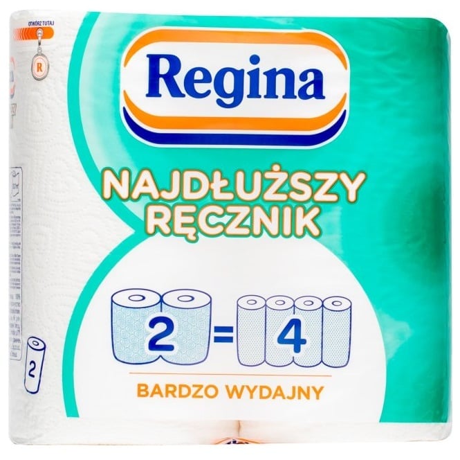Бумажные полотенца Regina, двухслойные, 2 рулона (414700) - фото 1