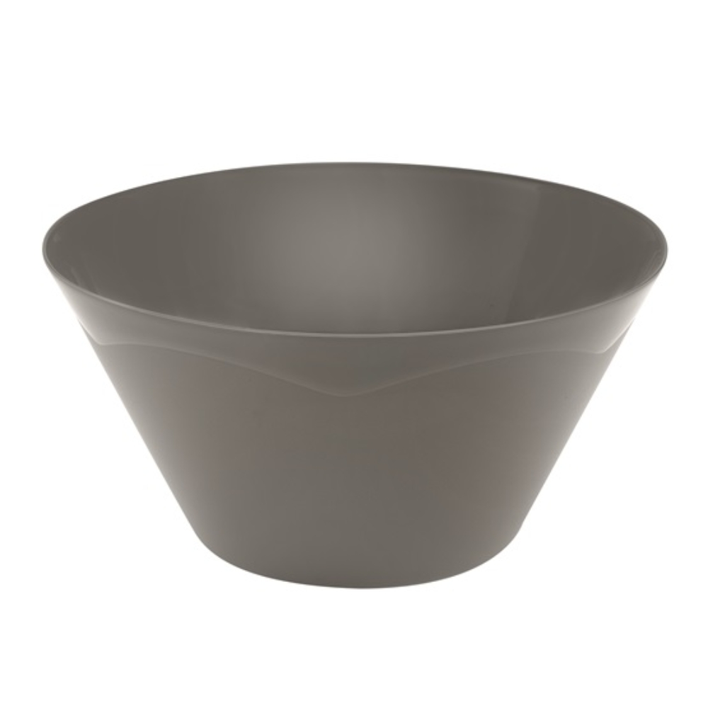Салатник пластиковый Heidrun Kitchen Mix, 20 см, 1,6 л, серый (2610) - фото 1