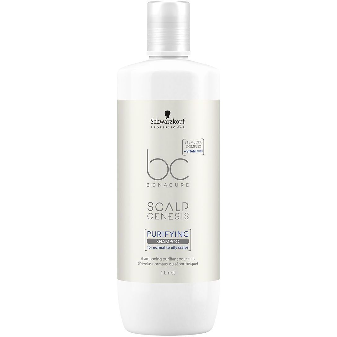 Шампунь для глубокого очищения волос Schwarzkopf Professional ВС Bonacure Scalp Genesis Purifying Shampoo 1 л - фото 1