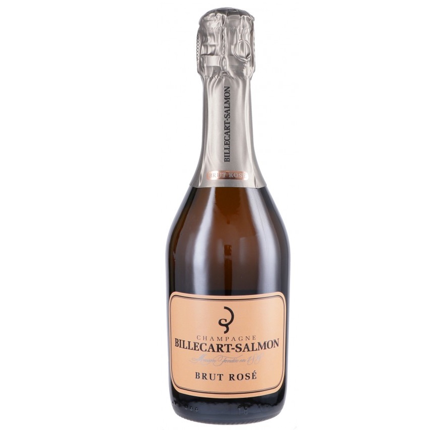 Шампанське Billecart-Salmon Champagne Brut Rose, рожеве, брют, 0,375 л - фото 1