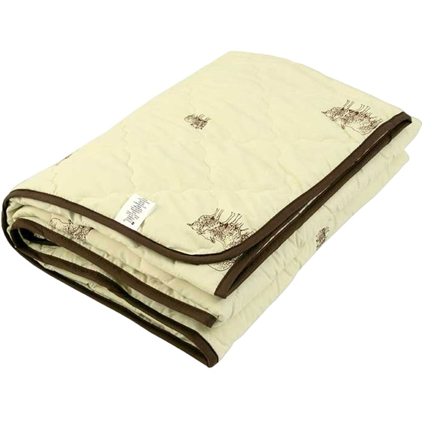 Одеяло шерстяное Руно Sheep, 140х205 см, бежевое (321.52ПШК+У_Sheep) - фото 1