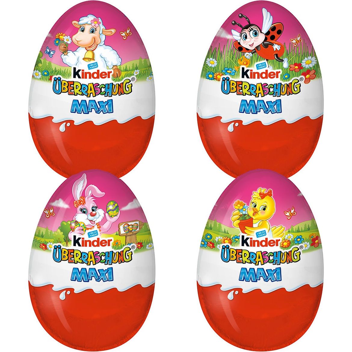 Яйцо шоколадное Kinder Surprise Maxi Pink 100 г - фото 1