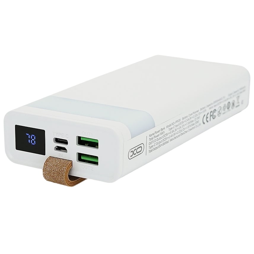 Повербанк PowerBank XO XOPR1129 20000mAh White - фото 2