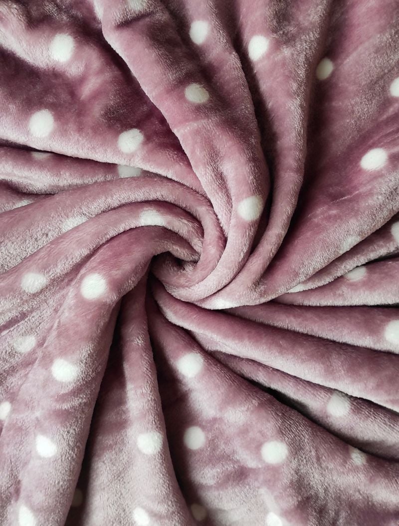 Плед Love You Шары, с помпонами, искусственный мех, 200х150 см, фиолетовый (181170) - фото 3