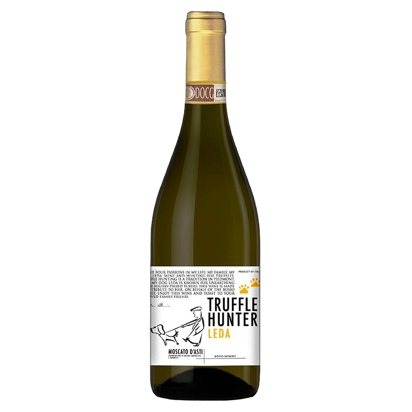 Игристое вино Truffle Hunter Leda Moscato d'Asti DOCG, белое, сладкое, 5,5%, 0,75 л - фото 1