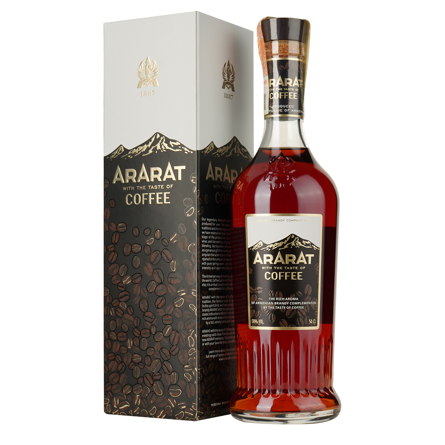 Напій алкогольний Ararat Coffee30% 0.5 л у коробці (859077) - фото 1