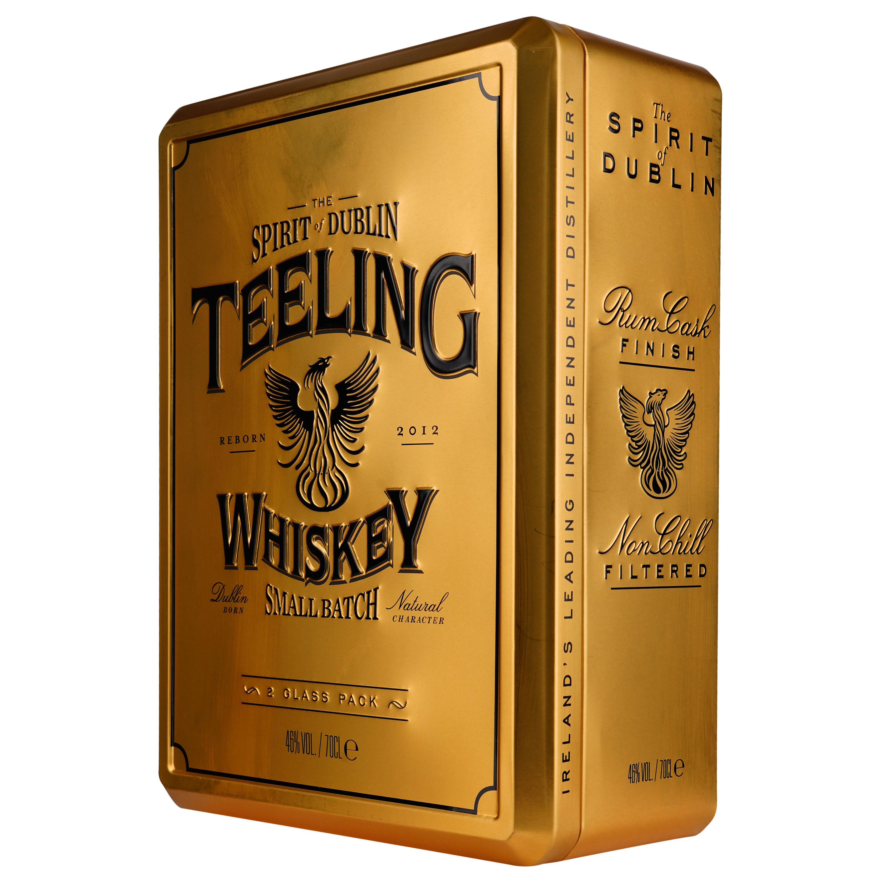 Віскі Teeling Small Batch Irish Whiskey, 46%, 0,7 л + 2 келихи (27846) - фото 3