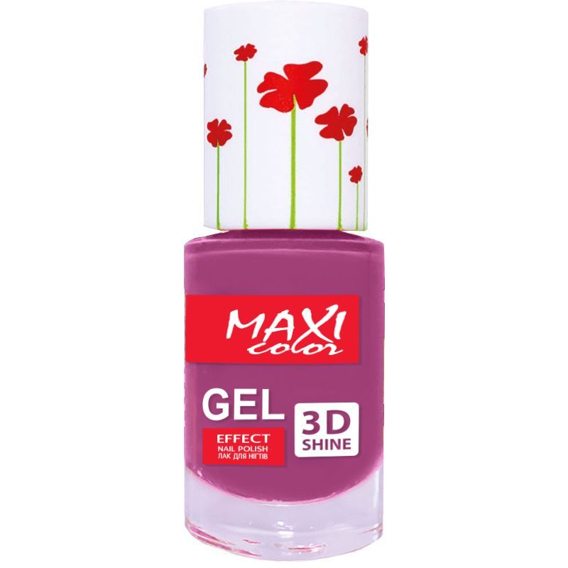 Лак для ногтей Maxi Color Gel Effect Hot Summer тон 18, 10 мл - фото 1