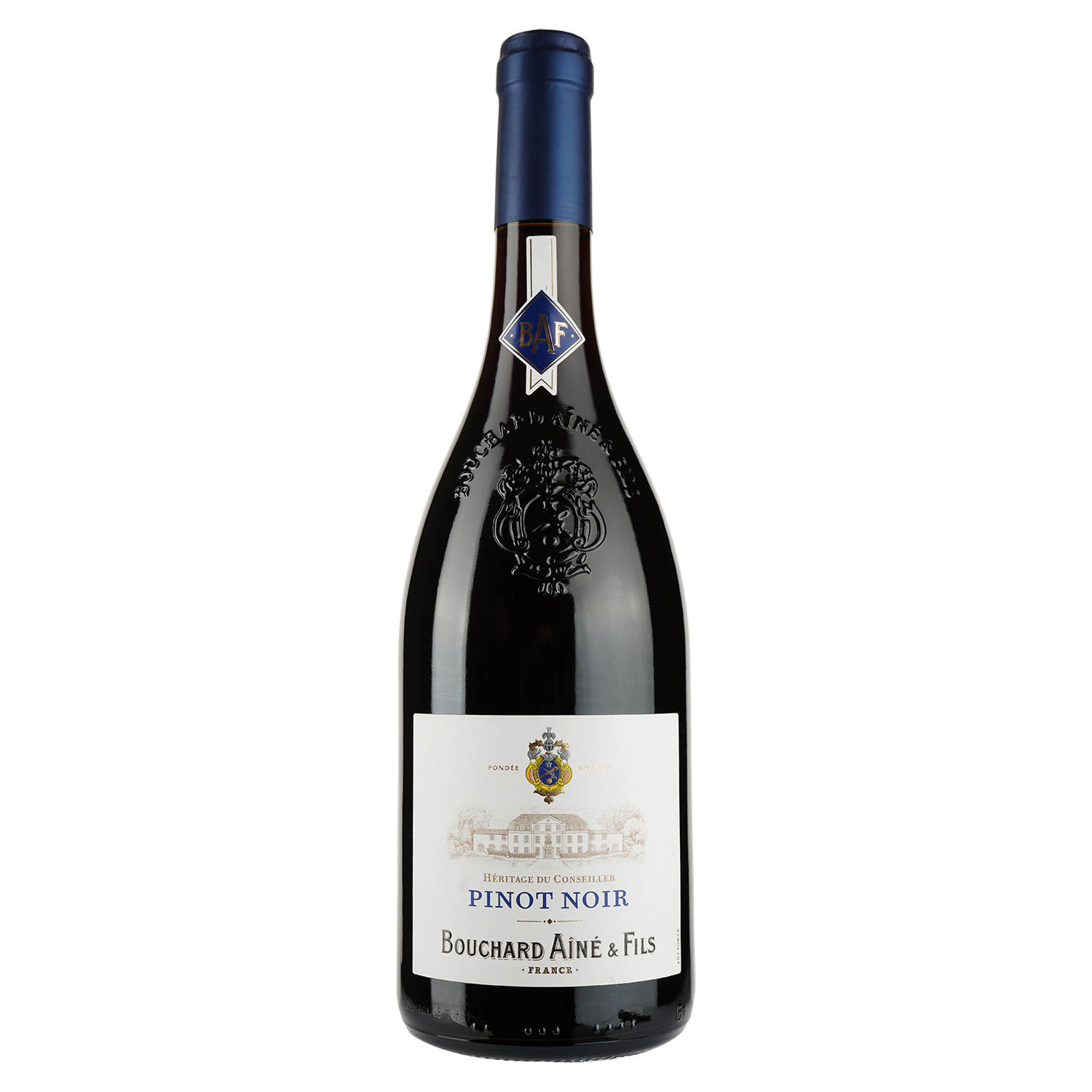 Вино Bouchard Aine&Fils Heritage du Conseiller Pinot Noir, червоне, сухе, 12,5%, 0,75 л - фото 1