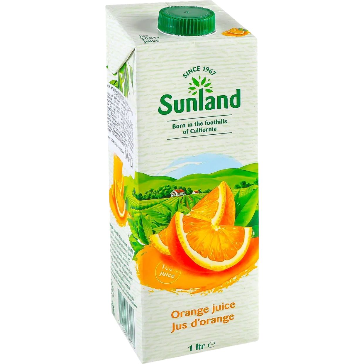 Сок Sunland Апельсиновый 1 л (935782) - фото 1