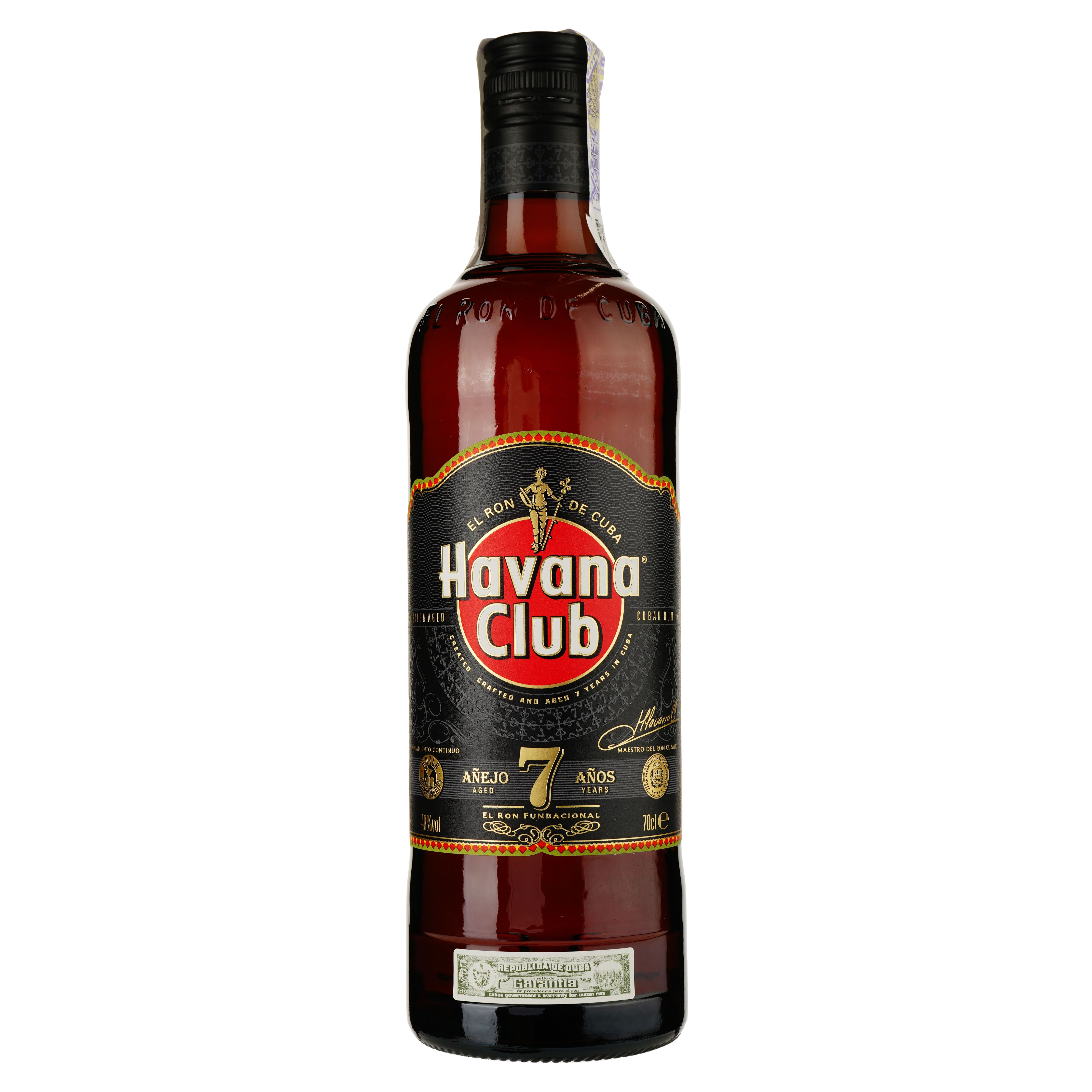 Ром Havana Club Anejo 7 Anos, 40%, 0,7 л (605407) - фото 1