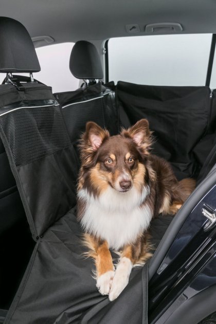 Захисний килимок для собак Trixie для автомобільного сидіння, 155х130 см, чорний (13203) - фото 8