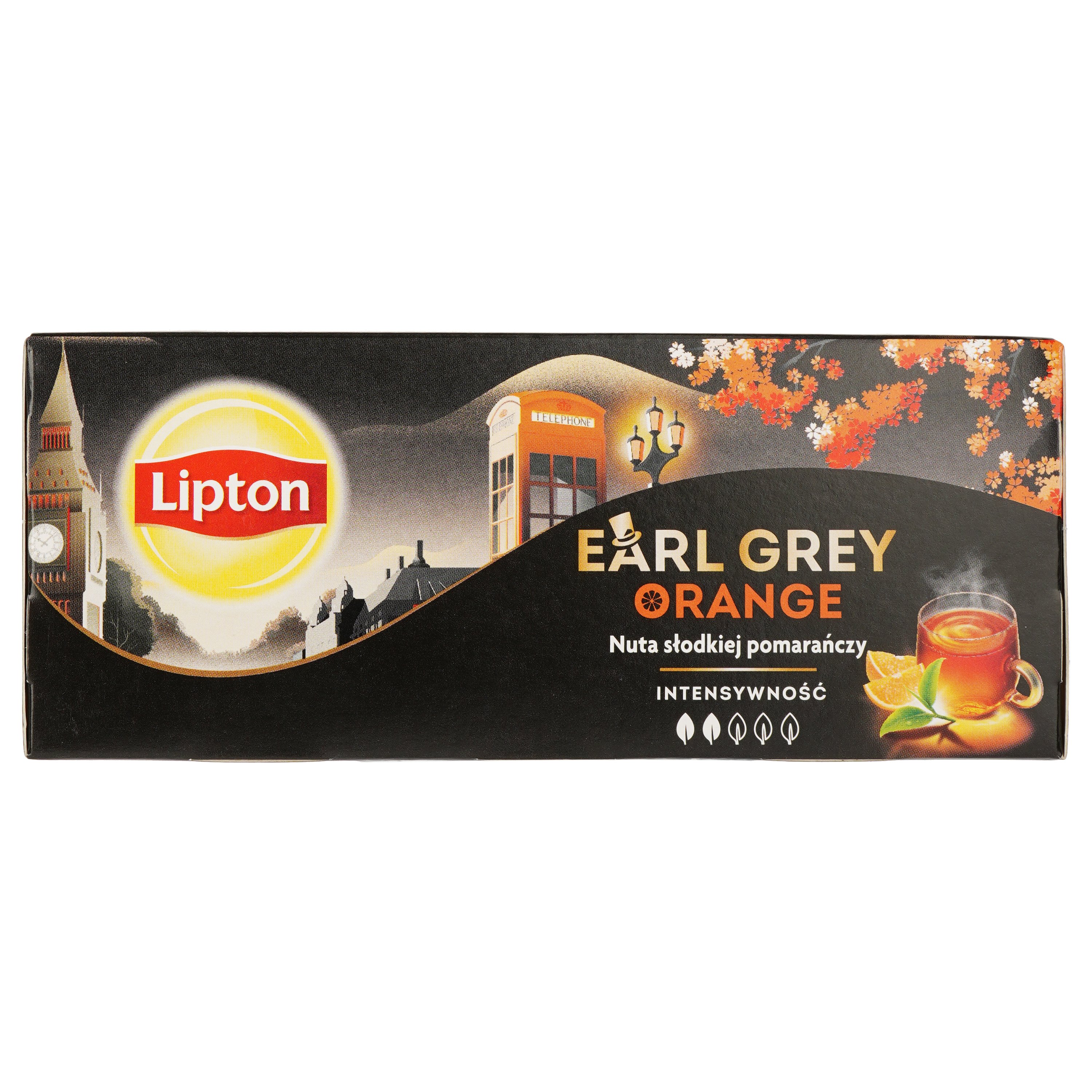 Чай черный Lipton Earl Grey Orange, 35 г (25 шт. х 1.4 г) (917462) - фото 1
