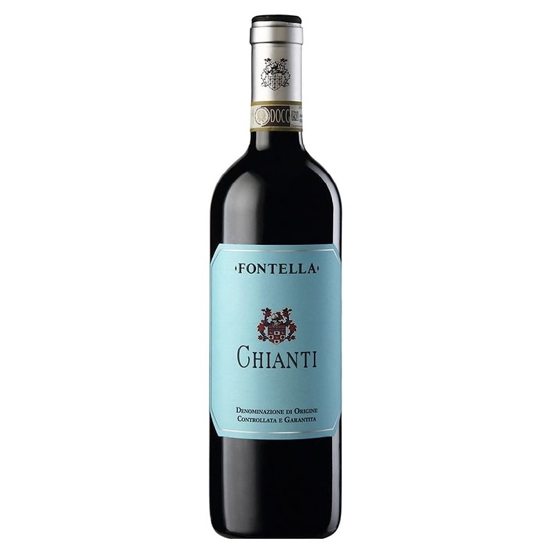 Вино Fontella Chianti, красное, сухое, 12%, 0,75 л - фото 1