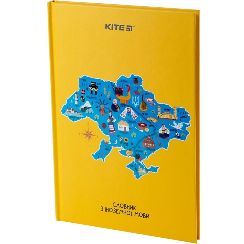 Словарь для записи иностранных слов Kite UA Map 60 листов (K24-407-2) - фото 2