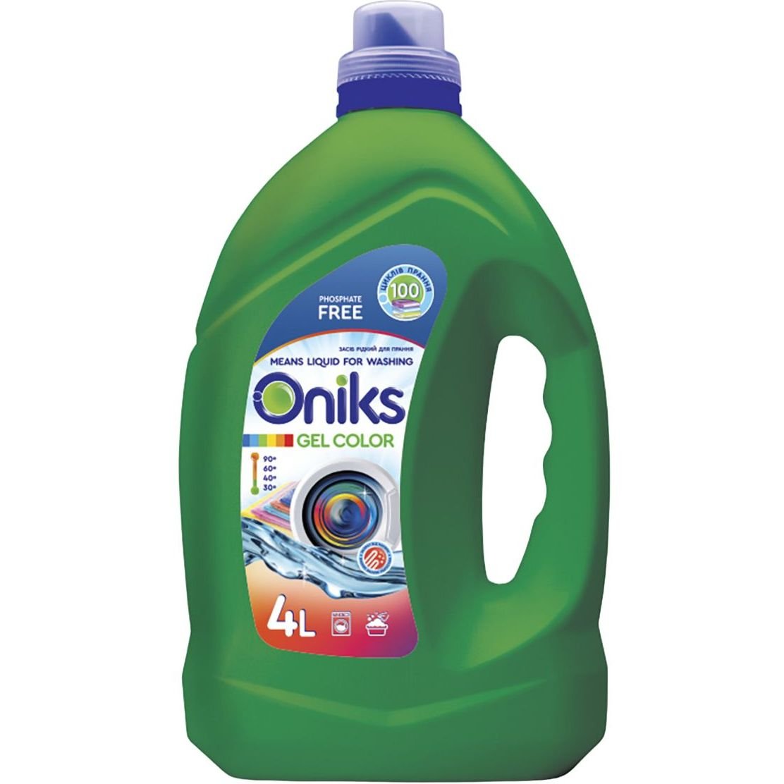 Гель для прання Oniks Gel Color, 4 л - фото 1