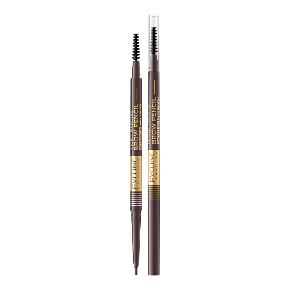 Карандаш для бровей Eveline Micro Precise Brow Pencil Dark Brown тон 03, 6 г (LMKKBRMIC03) - фото 1