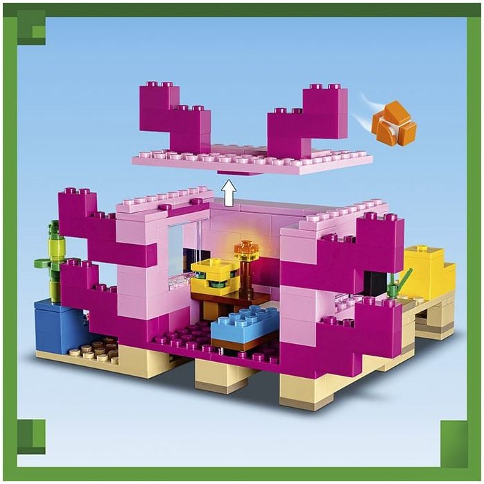 Конструктор LEGO Minecraft Дом Аксолотля, 242 детали (21247) - фото 5