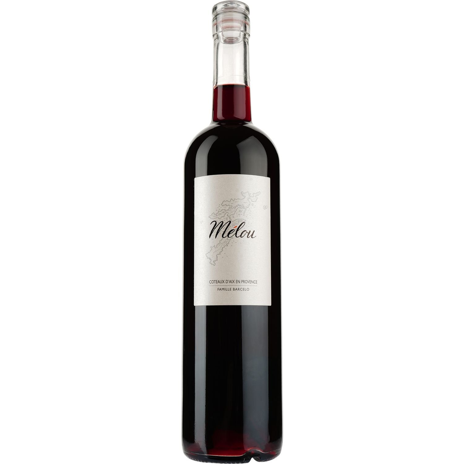 Вино Melou Famille AOP Coteaux d'Aix En Provence 2018, червоне, сухе, 0,75 л - фото 1