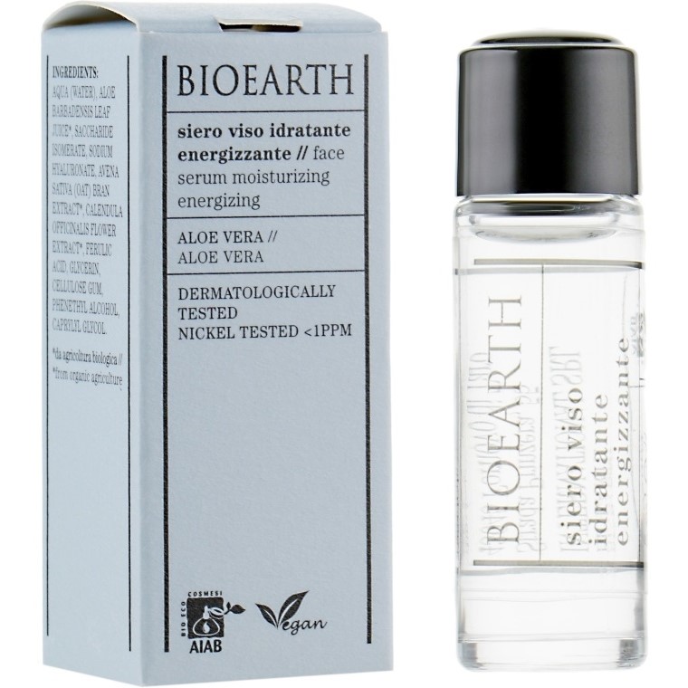 Увлажняющая сыворотка для лица, предоставляющая энергию Bioearth Vitalising Moisture Serum 5 мл - фото 1