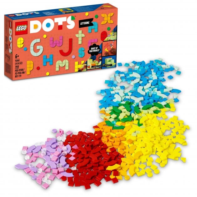 Конструктор LEGO DOTs Большой набор тайлов: буквы, 722 деталей (41950) - фото 2
